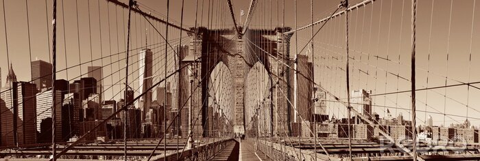 Fototapete New York in Sepia