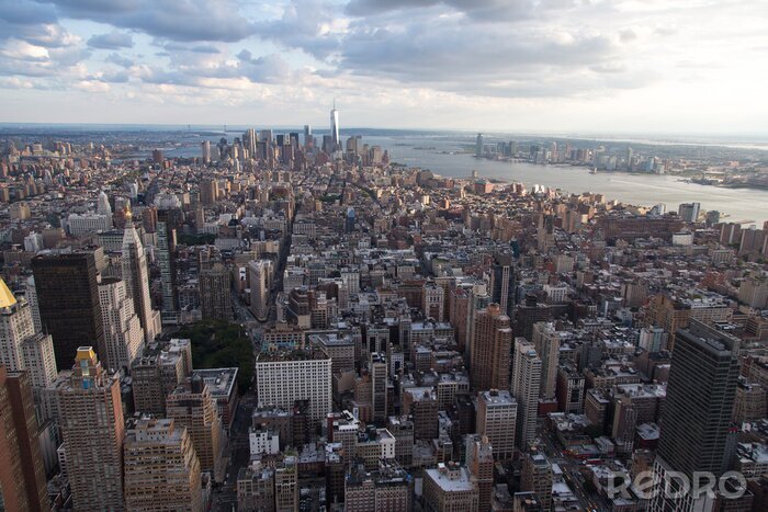 Fototapete New York Skyline von oben