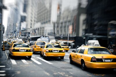 Fototapete New York Taxi