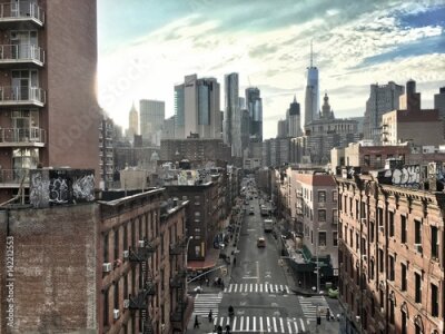 Fototapete New Yorker Finanzviertel