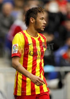 Fototapete Neymar beim Spiel in Barcelona