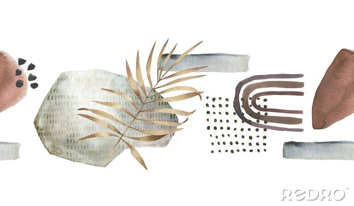 Fototapete Nordisches minimalistisches Muster