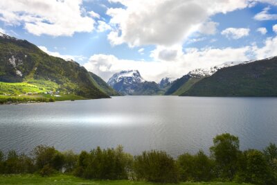 Fototapete Norwegische Berge