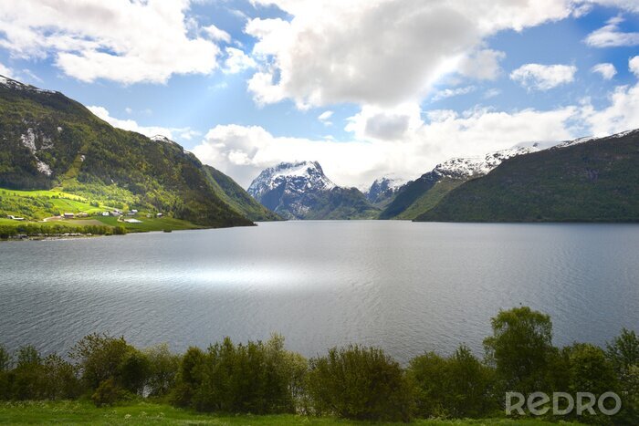 Fototapete Norwegische Berge