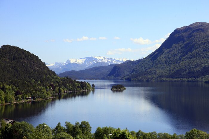 Fototapete Norwegische Berglandschaft