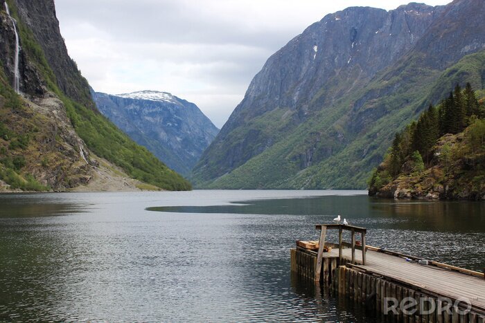 Fototapete Norwegische Seelandschaft