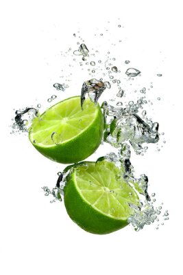 Fototapete Obst Wasser Limonen
