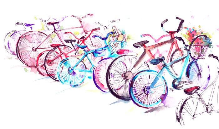 Fototapete ökologischen Transport