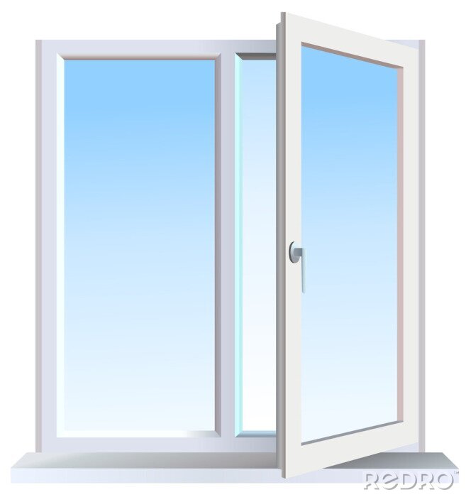 Fototapete Offenes fenster vektor