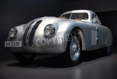 Fototapete Oldtimer grau