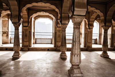 Fototapete Originelle indische Säulen