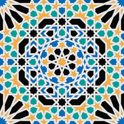 Fototapete Ornament im Stil der arabischen Kunst