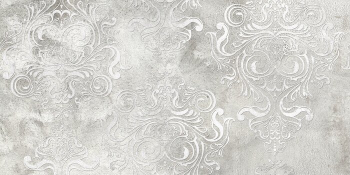 Fototapete Ornamentale Muster auf einer Betonwand