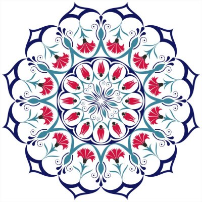 Fototapete Osmanisches Mandala