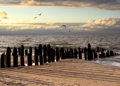 Fototapete Ostsee bei Sonnenuntergang