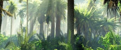 Fototapete Palmen im Dschungel