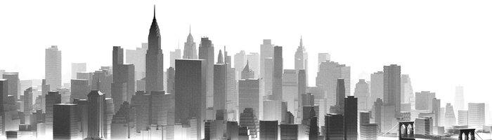 Fototapete PANORAMA CITY NYC 