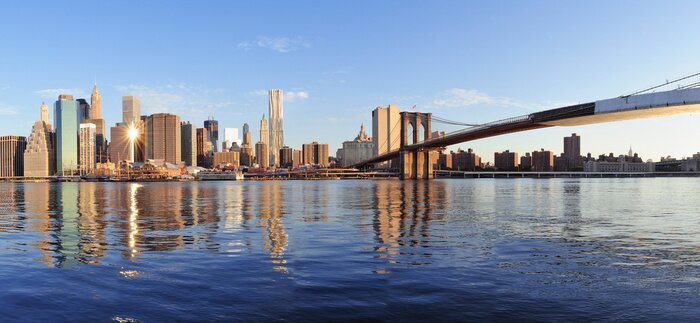 Fototapete Panorama der Brücke in den USA