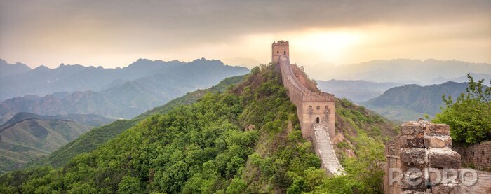Fototapete Panorama der chinesischen Mauer