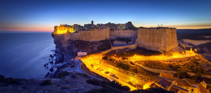 Fototapete Panorama der Küste in Korsika