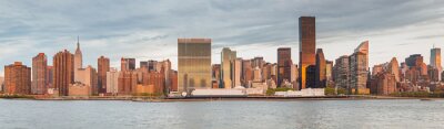 Fototapete Panorama der New Yorker Gebäude