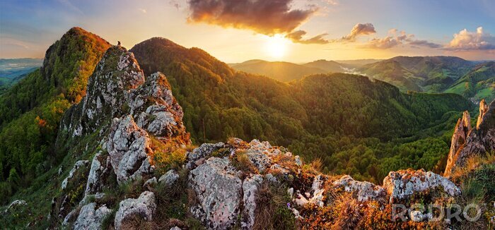 Fototapete Panorama der slowakischen Berge