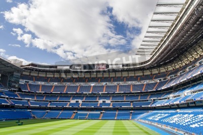 Fototapete Panorama des Stadions von Real Madrid
