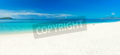 Fototapete Panorama des tropischen Strandes