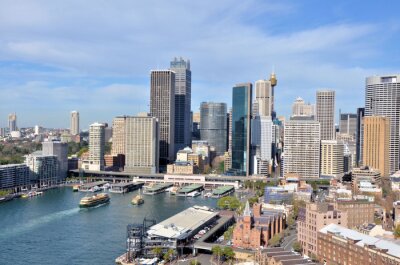 Panorama des Zentrums von Sydney
