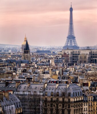 Fototapete Panorama mit Paris
