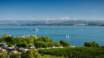 Fototapete Panorama vom Bodensee