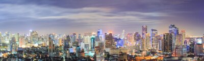 Fototapete Panorama von Bangkok