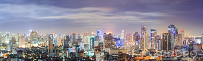 Fototapete Panorama von Bangkok