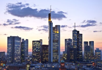 Fototapete Panorama von Frankfurt