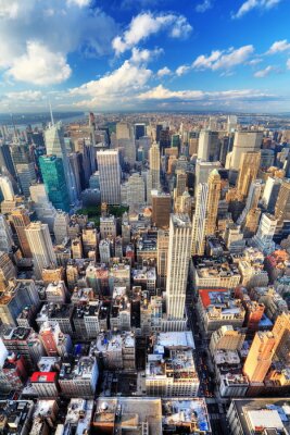 Panorama von Gebäuden in New York City