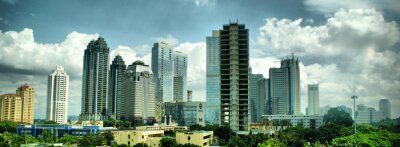 Fototapete Panorama von Jakarta