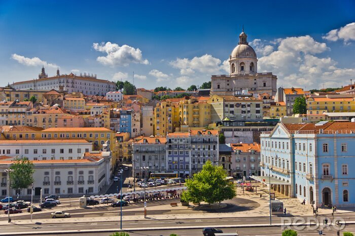 Fototapete Panorama von Lissabon