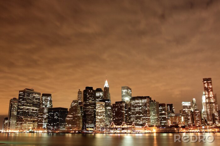 Fototapete Panorama von Lower Manhattan