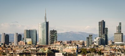 Fototapete Panorama von Mailand