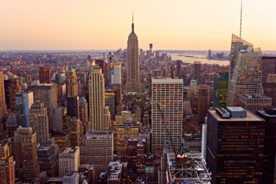 Fototapete Panorama von Manhattan in New York City