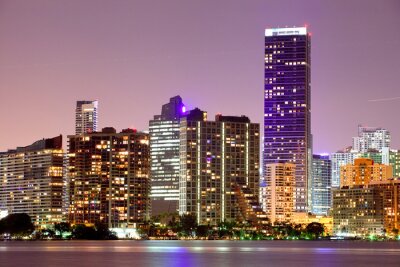 Fototapete Panorama von Miami Florida
