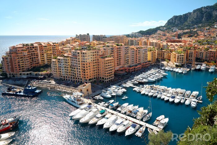 Fototapete Panorama von Monaco