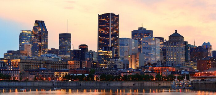 Fototapete Panorama von Montreal