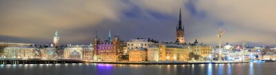 Fototapete Panorama von Stockholm