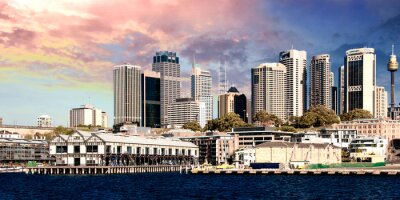 Fototapete Panorama von Sydney und Hafen