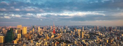 Fototapete Panorama von Tokio