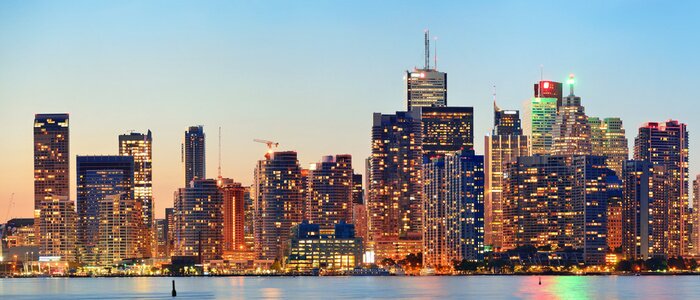 Fototapete Panorama von Toronto 3D