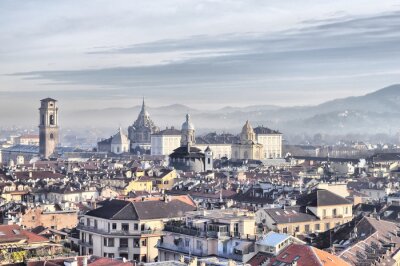 Fototapete Panorama von Turin