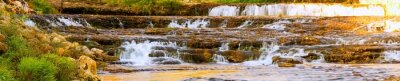 Fototapete Panorama von Wasserfällen
