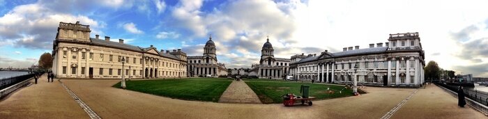 Fototapete Panoramafotografie des Londoner Parks